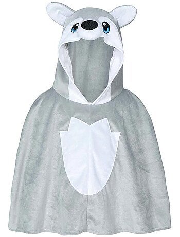 Disfarce ou poncho de lobo para bebé