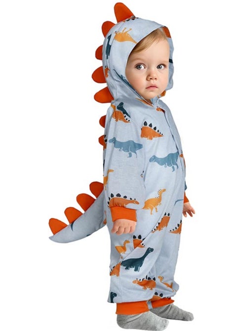 Disfarce-pijama de dinossauro para bebé - Kiabi