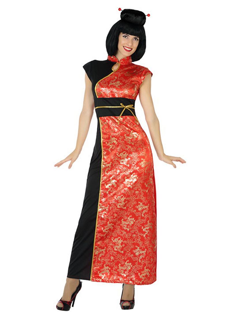 Disfarce vestido chinês Vermelho / Preto - Kiabi