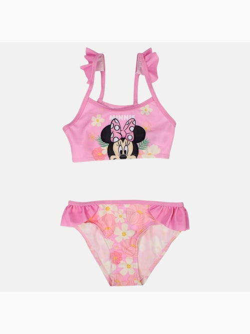 Disney - Biquíni menina rosa com flores personagem - Kiabi Disney - Biquíni menina rosa com flores personagem - Kiabi