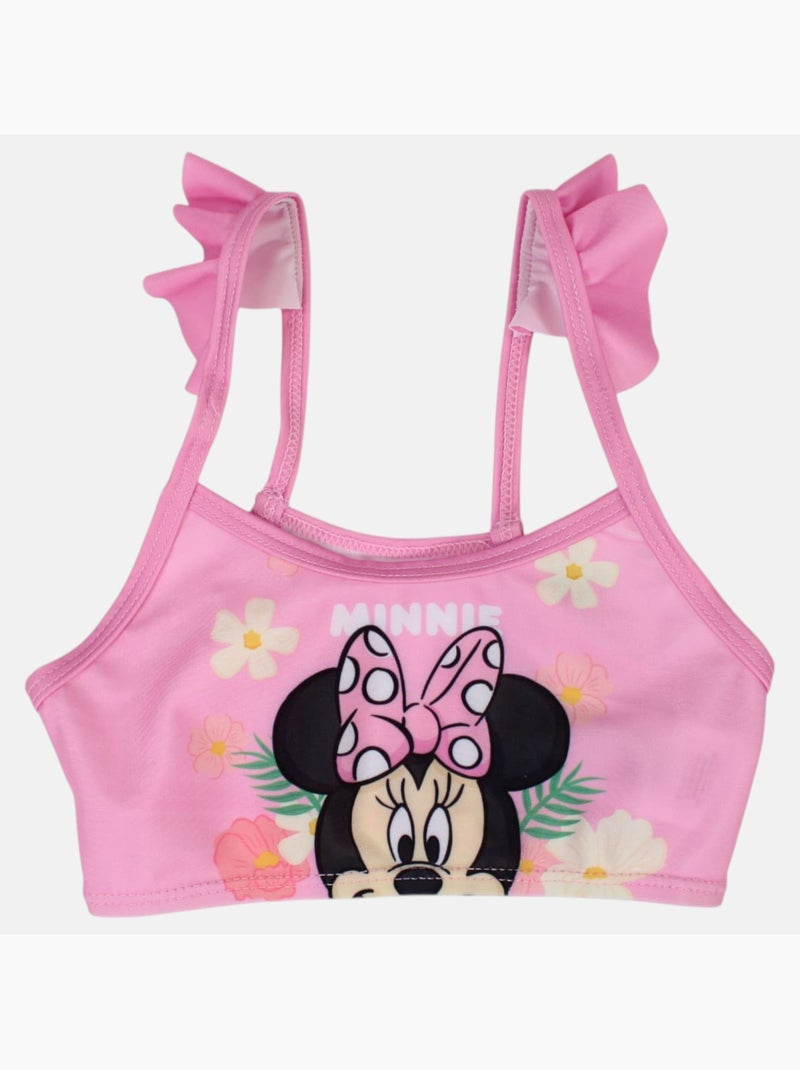 Disney - Biquíni menina rosa com flores personagem Rosa - Kiabi
