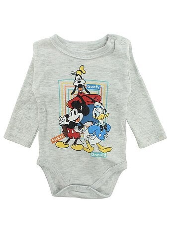 Disney - Body de manga comprida com leggings com padrões coloridos