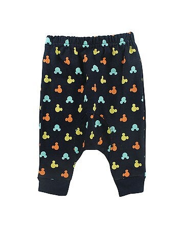 Disney - Body de manga comprida com leggings com padrões coloridos
