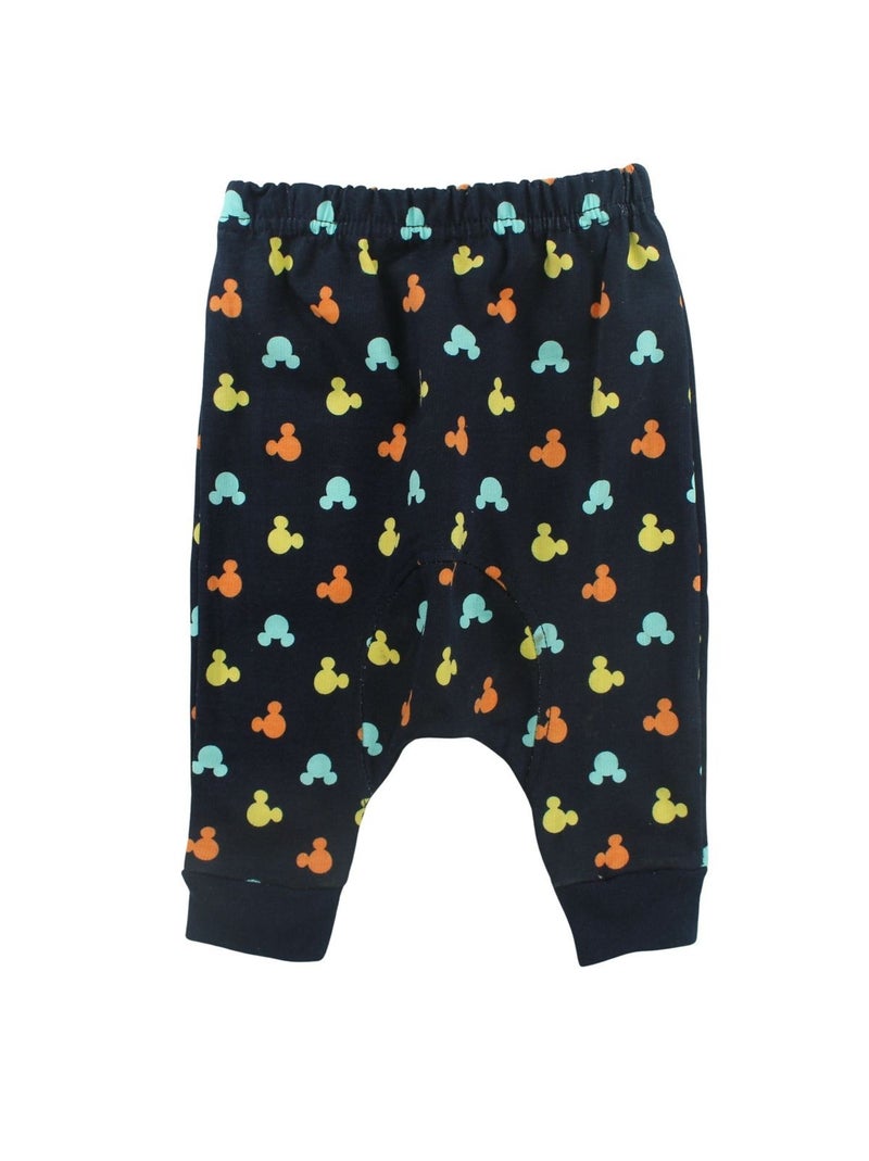 Disney - Body de manga comprida com leggings com padrões coloridos Cinza - Kiabi