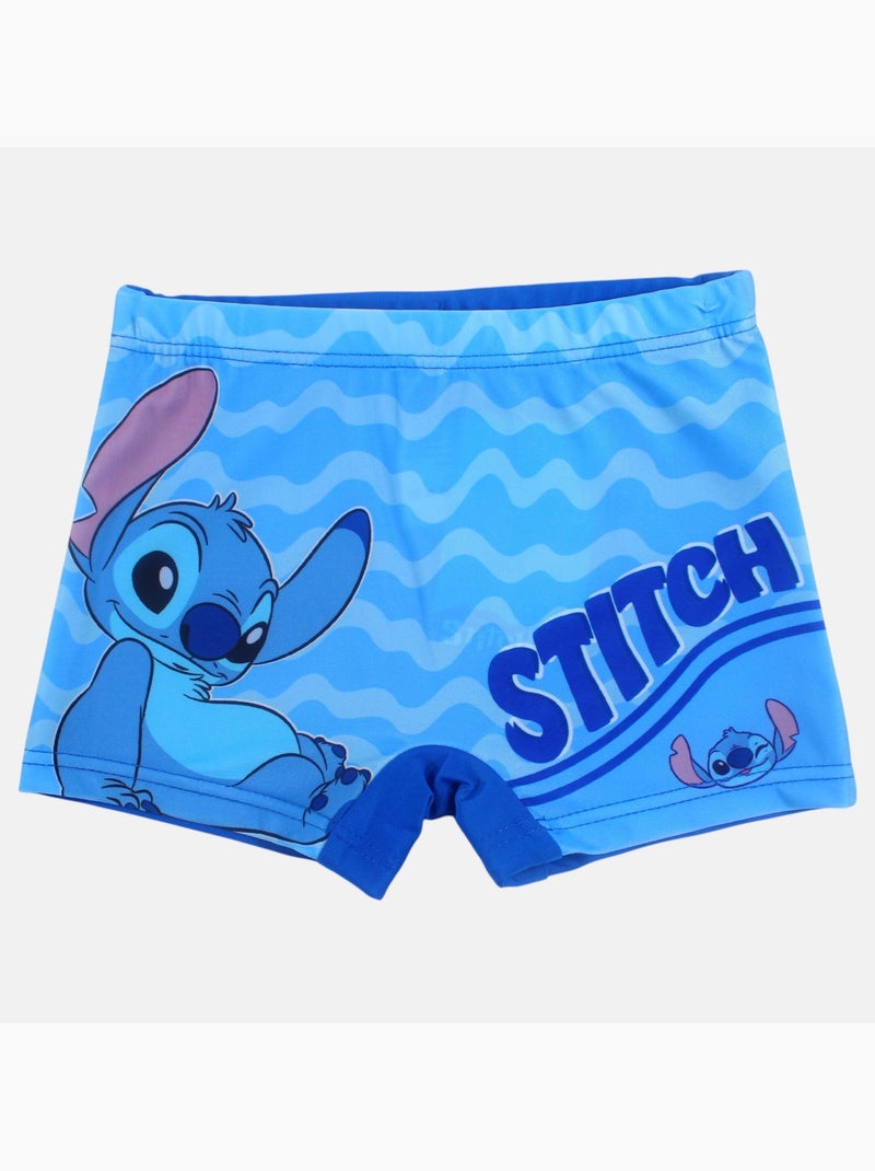 Disney - Calção de banho tipo boxer menino Stitch Azul - Kiabi