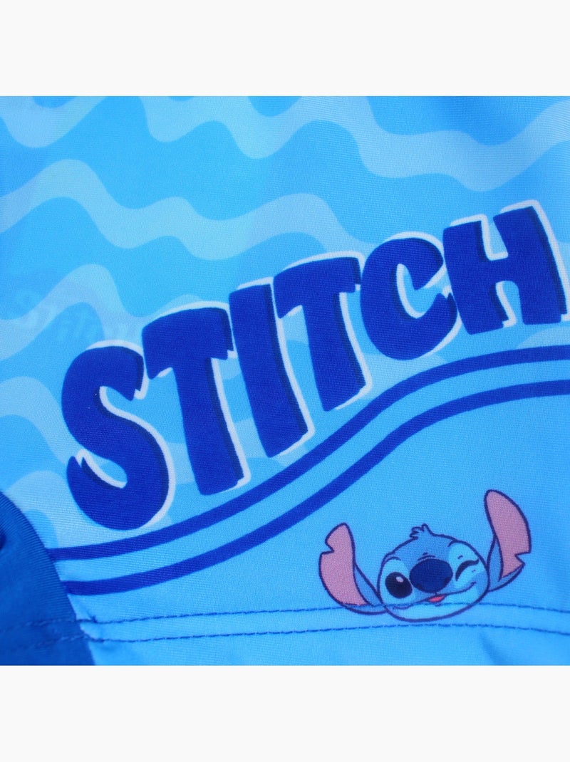 Disney - Calção de banho tipo boxer menino Stitch Azul - Kiabi