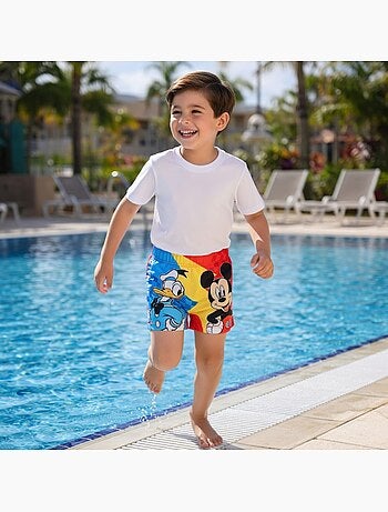 Disney - Calções de banho criança laranja e azul