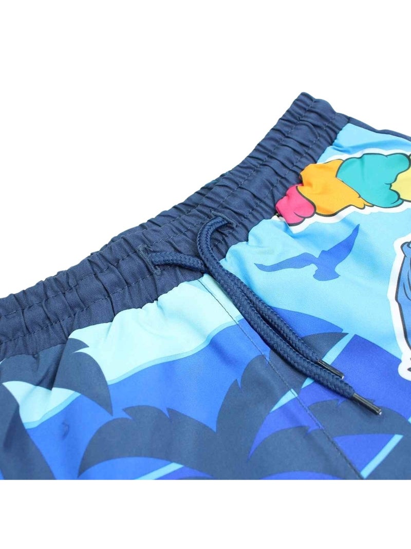 Disney - Calções de banho menino com padrão Azul - Kiabi