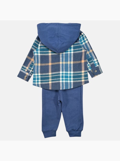 Disney - Camisa aos quadrados e calças bebé menino - Kiabi Disney - Camisa aos quadrados e calças bebé menino - Kiabi