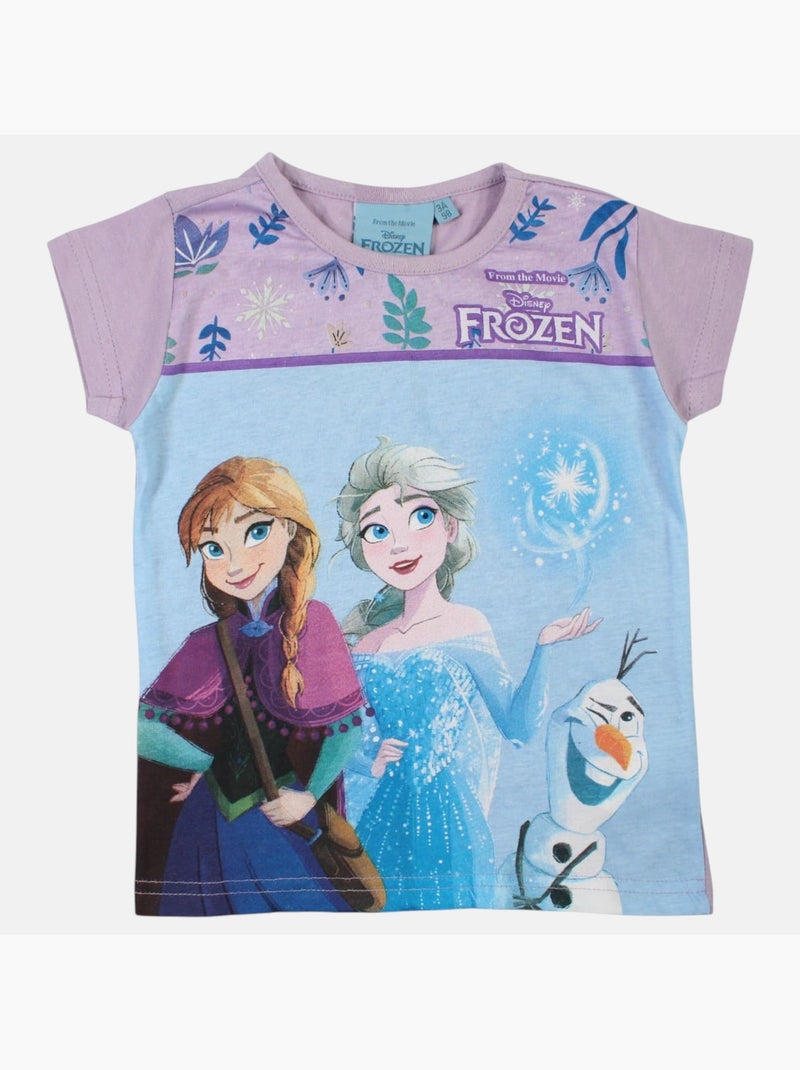 Disney - Camiseta infantil com estampa animada Malva - Kiabi