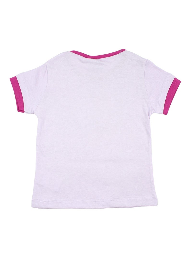 Disney - Camiseta infantil com estampa animada Roxo - Kiabi