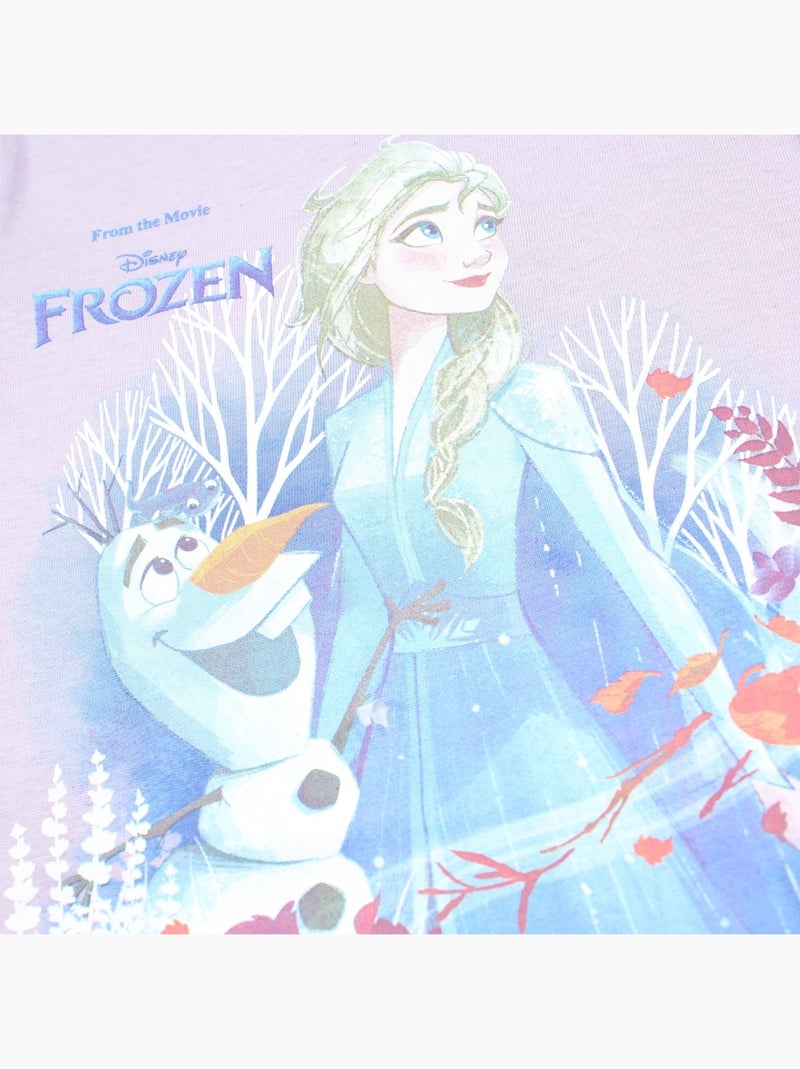 Disney - Camiseta infantil com estampa animada Roxo - Kiabi