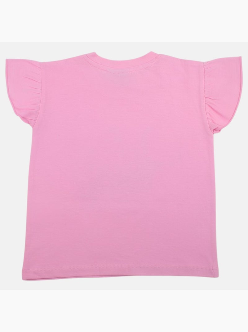 Disney - Camiseta menina Frozen Rosa-claro - Kiabi