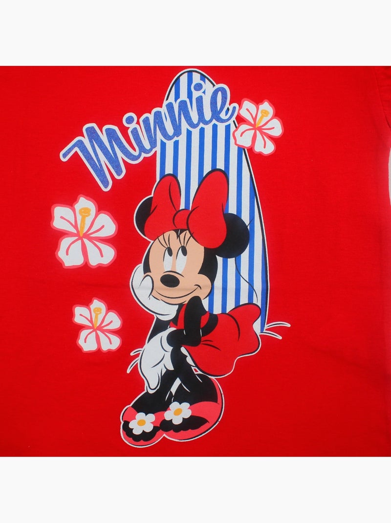 Disney - Camiseta menina Minnie Vermelho - Kiabi