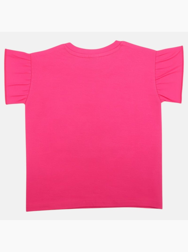 Disney - Camiseta menina Stitch Rosa - Kiabi