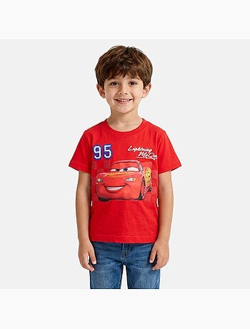 Disney - Camiseta menino Cars Lightning McQueen