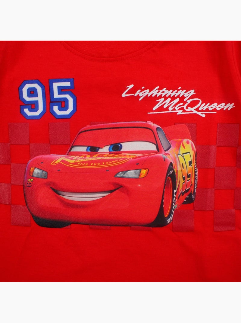 Disney - Camiseta menino Cars Lightning McQueen Vermelho - Kiabi
