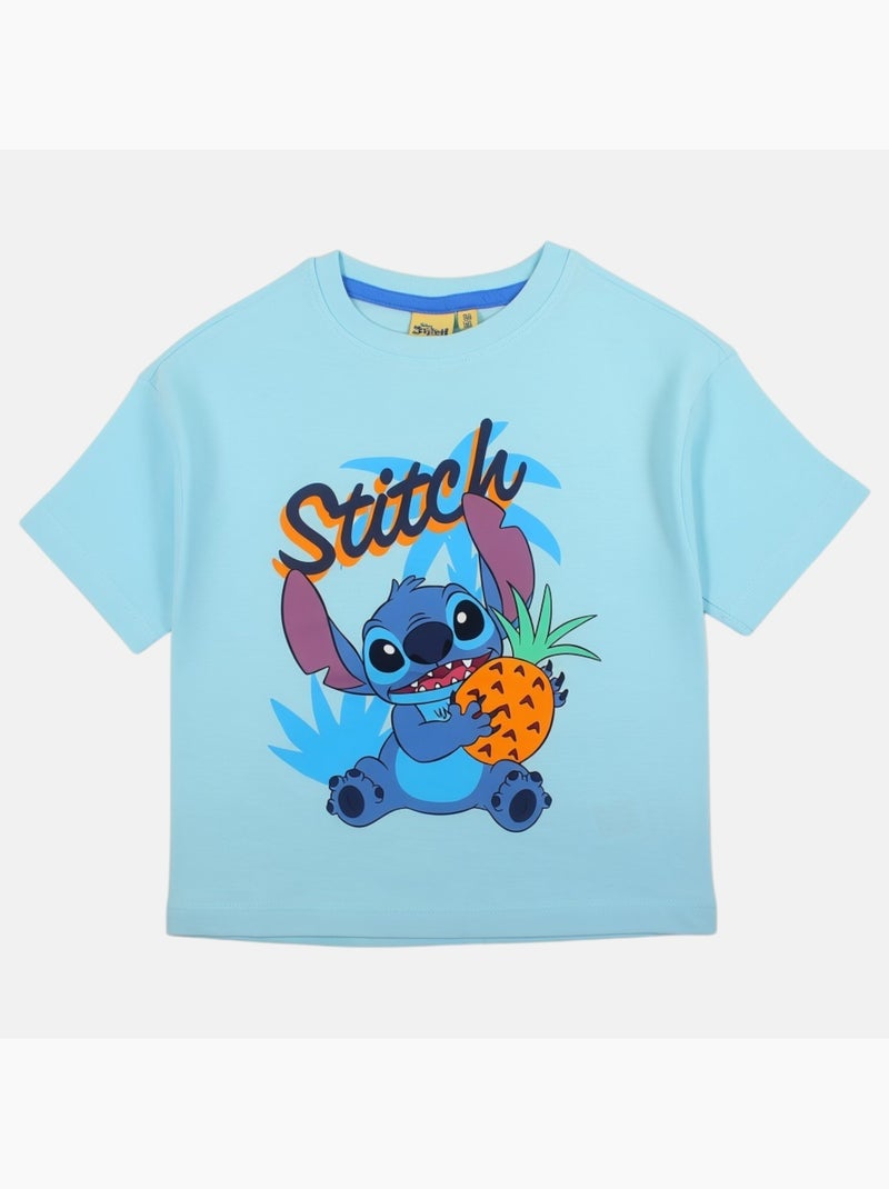 Disney - Camiseta menino Stitch Azul - Kiabi