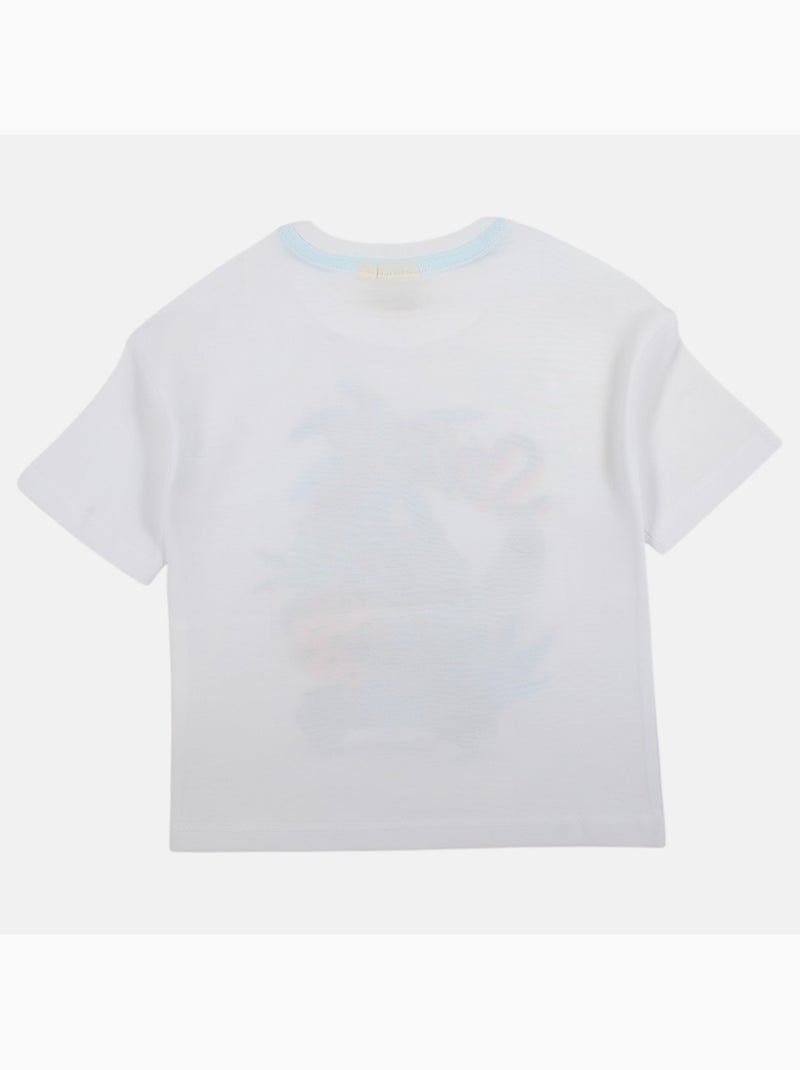 Disney - Camiseta menino Stitch Branco - Kiabi