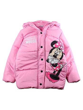 Disney - Casaco acolchoado criança vermelho com capuz personagem