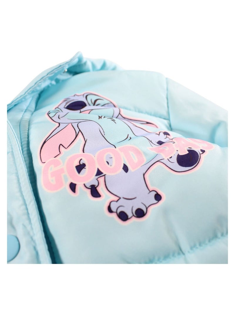 Disney - Casaco acolchoado Lilo e Stitch menina Azul - Kiabi