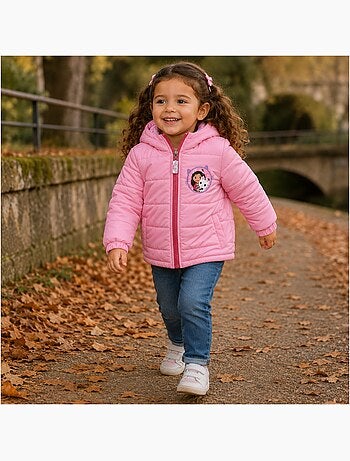 Disney - Casaco acolchoado menina estampado com capuz