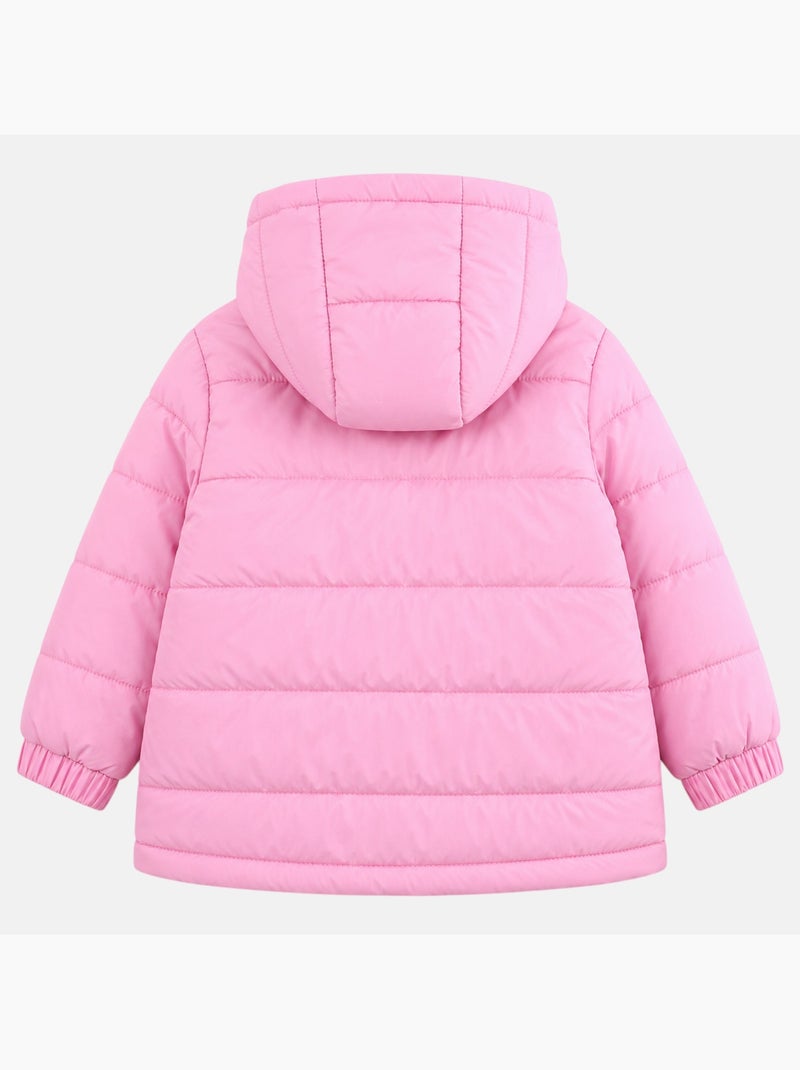Disney - Casaco acolchoado menina estampado com capuz Rosa - Kiabi