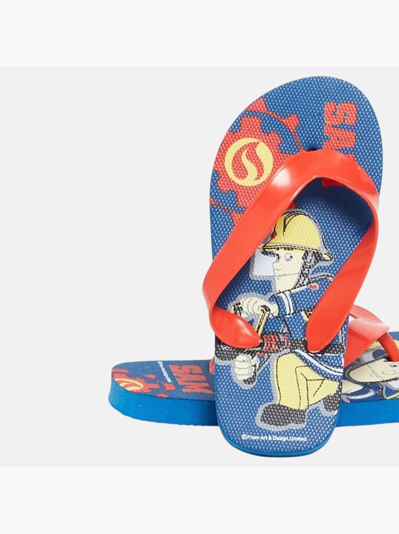 Disney - Chinelos infantis com estampa animada Vermelho - Kiabi
