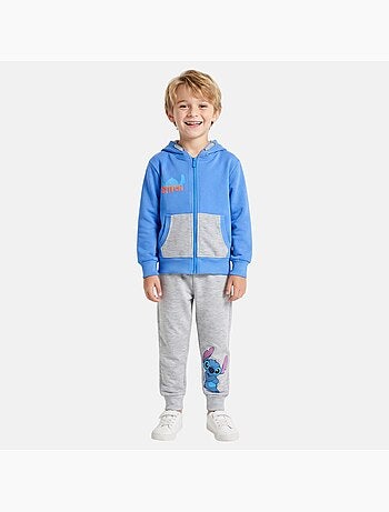 Disney - conjunto composto por casaco com fecho e calças de treino estampadas