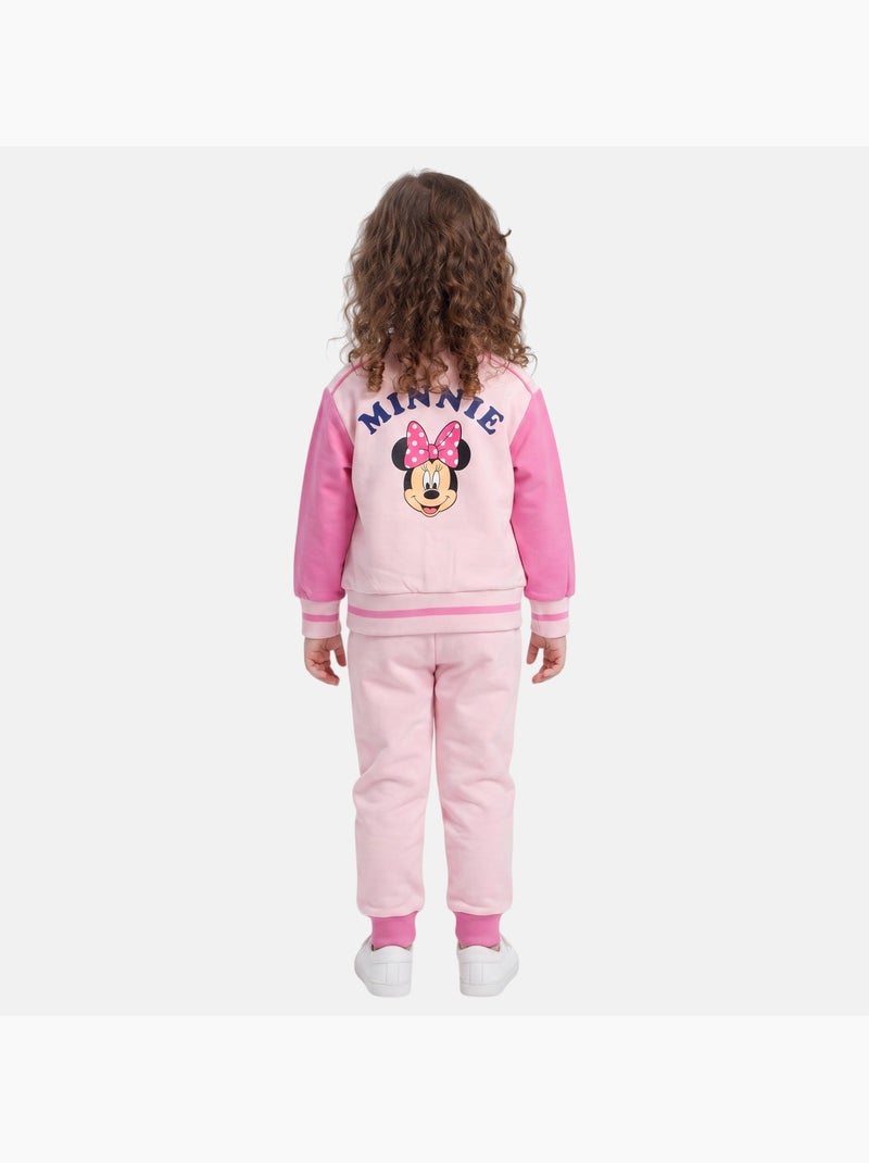 Disney - conjunto composto por casaco teddy com botões e calças de treino Rosa-claro - Kiabi
