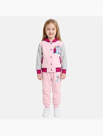 Disney - conjunto composto por casaco teddy com botões e calças de treino