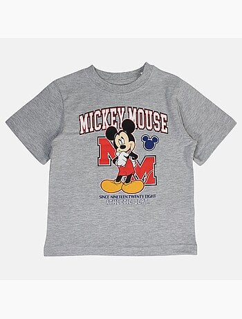 Disney - Conjunto criança azul e calções vermelhos