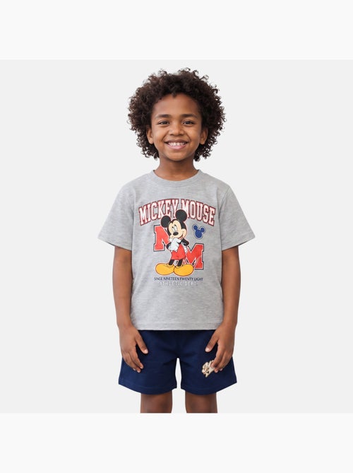 Disney - Conjunto criança azul e calções vermelhos - Kiabi Disney - Conjunto criança azul e calções vermelhos - Kiabi