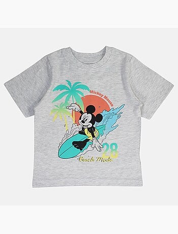Disney - Conjunto criança cinza e calções verdes