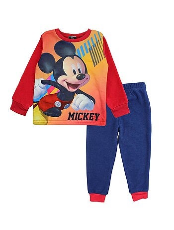 Disney - Conjunto criança sweatshirt e calças vermelho azul