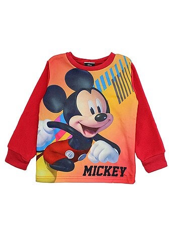 Disney - Conjunto criança sweatshirt e calças vermelho azul