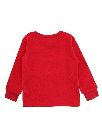 Disney - Conjunto criança sweatshirt e calças vermelho azul