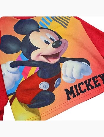 Disney - Conjunto criança sweatshirt e calças vermelho azul