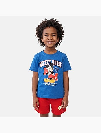 Disney - Conjunto criança t-shirt cinza e calções