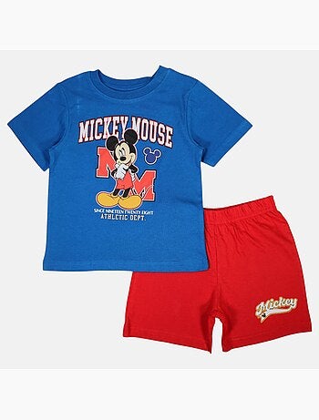 Disney - Conjunto criança t-shirt cinza e calções