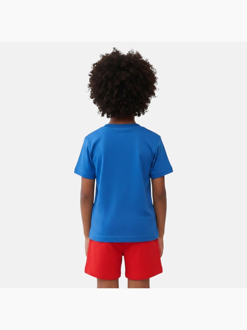 Disney - Conjunto criança t-shirt cinza e calções Azul - Kiabi