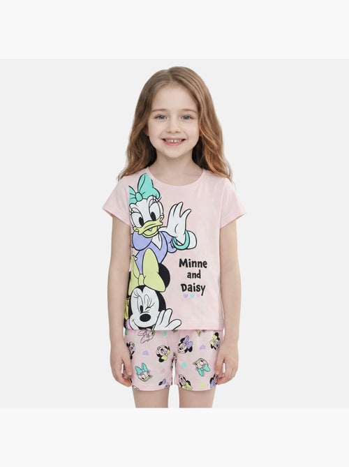 Disney - Conjunto criança t-shirt rosa e calções personagem - Kiabi Disney - Conjunto criança t-shirt rosa e calções personagem - Kiabi