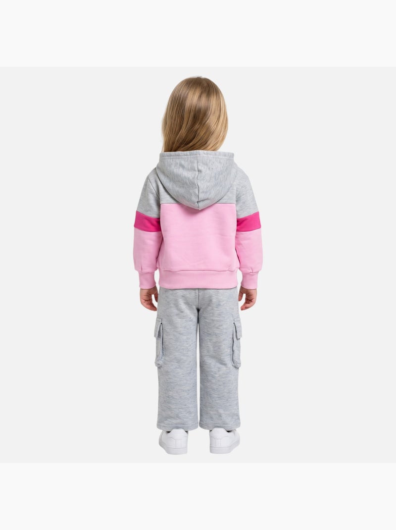 Disney - conjunto de camisola com capuz estampada e calças de treino Cinza - Kiabi