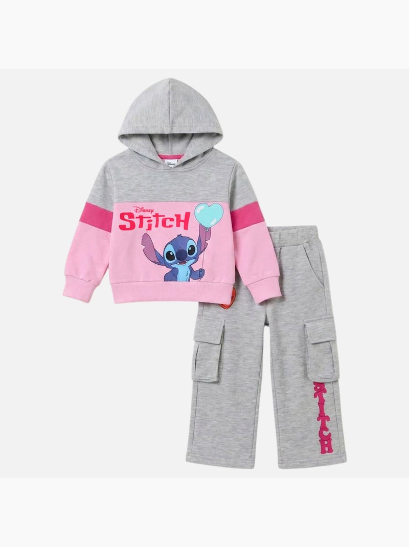 Disney - conjunto de camisola com capuz estampada e calças de treino Cinza - Kiabi