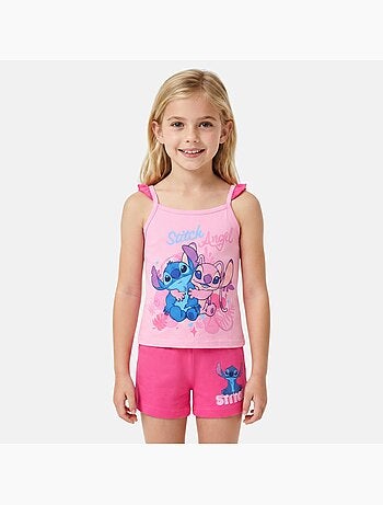 Disney - conjunto de camisola sem mangas e calções estampados