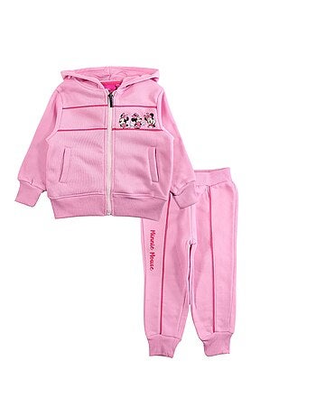 Disney - Conjunto fato de treino menina casaco com capuz e calças estampado
