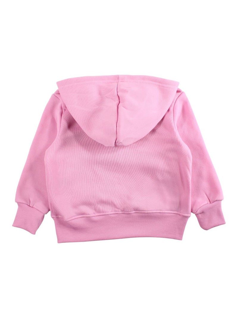 Disney - Conjunto fato de treino menina casaco com capuz e calças estampado Rosa - Kiabi