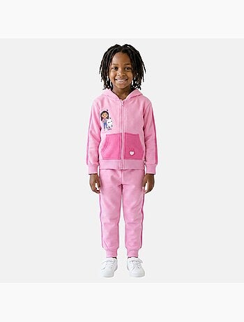 Disney - Conjunto fato de treino menina estampado com capuz