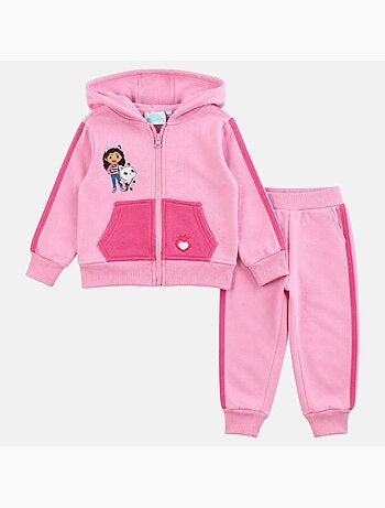 Disney - Conjunto fato de treino menina estampado com capuz