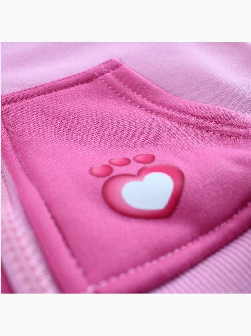 Disney - Conjunto fato de treino menina estampado com capuz Rosa-claro - Kiabi